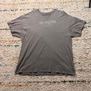 Los Angeles Graphic T-Shirt Gray Men's Size L